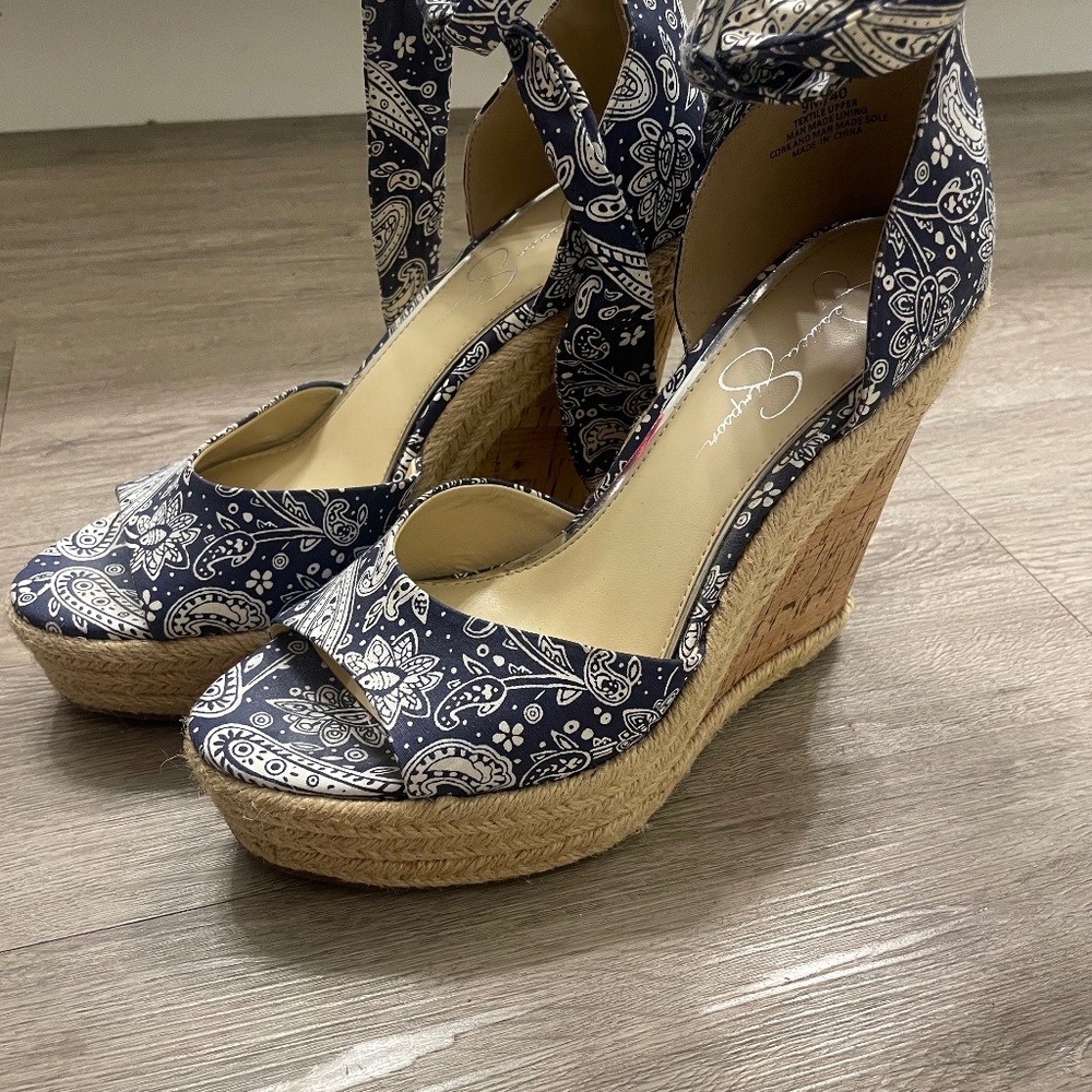 Jessica Simpson high heel wedges